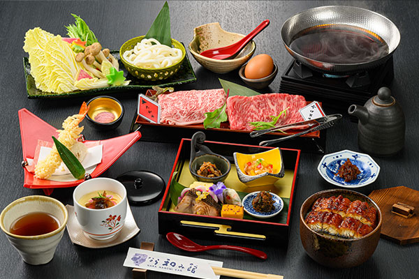 伊賀牛と大和牛の食べ比べ御膳