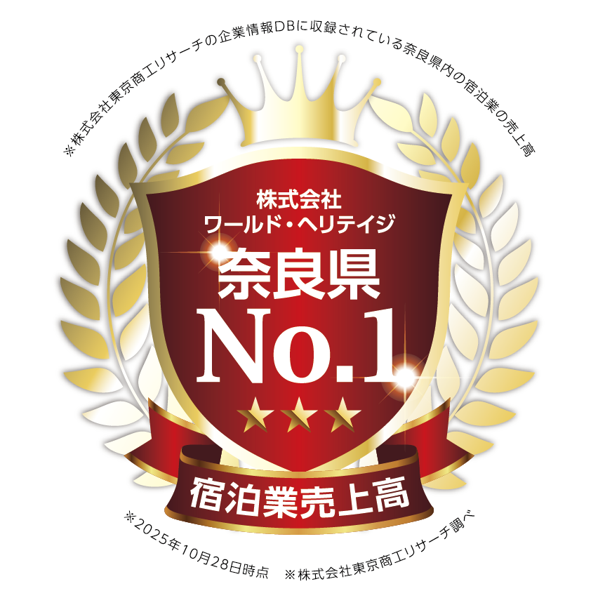 奈良県宿泊業 売上高 No.1