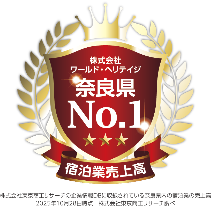 奈良県宿泊業 売上高 No.1